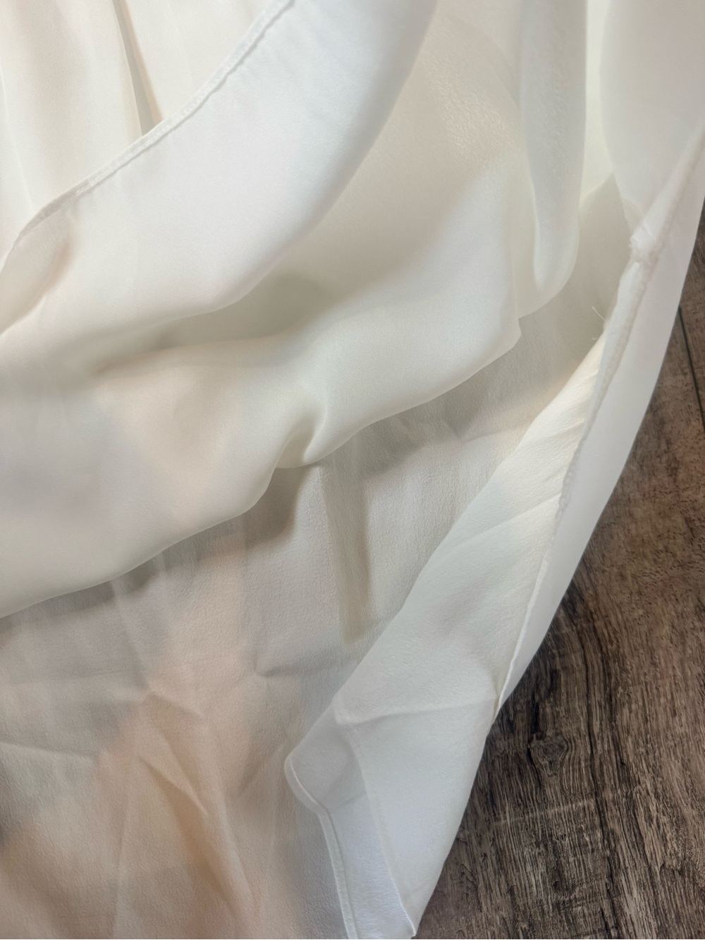 Misa Los Angeles Flowy Mini Dress XS Cream - Picture 8 of 9
